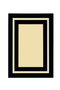 Conceptum Alfombra Black Frame Multicolor 160 x 230 cm